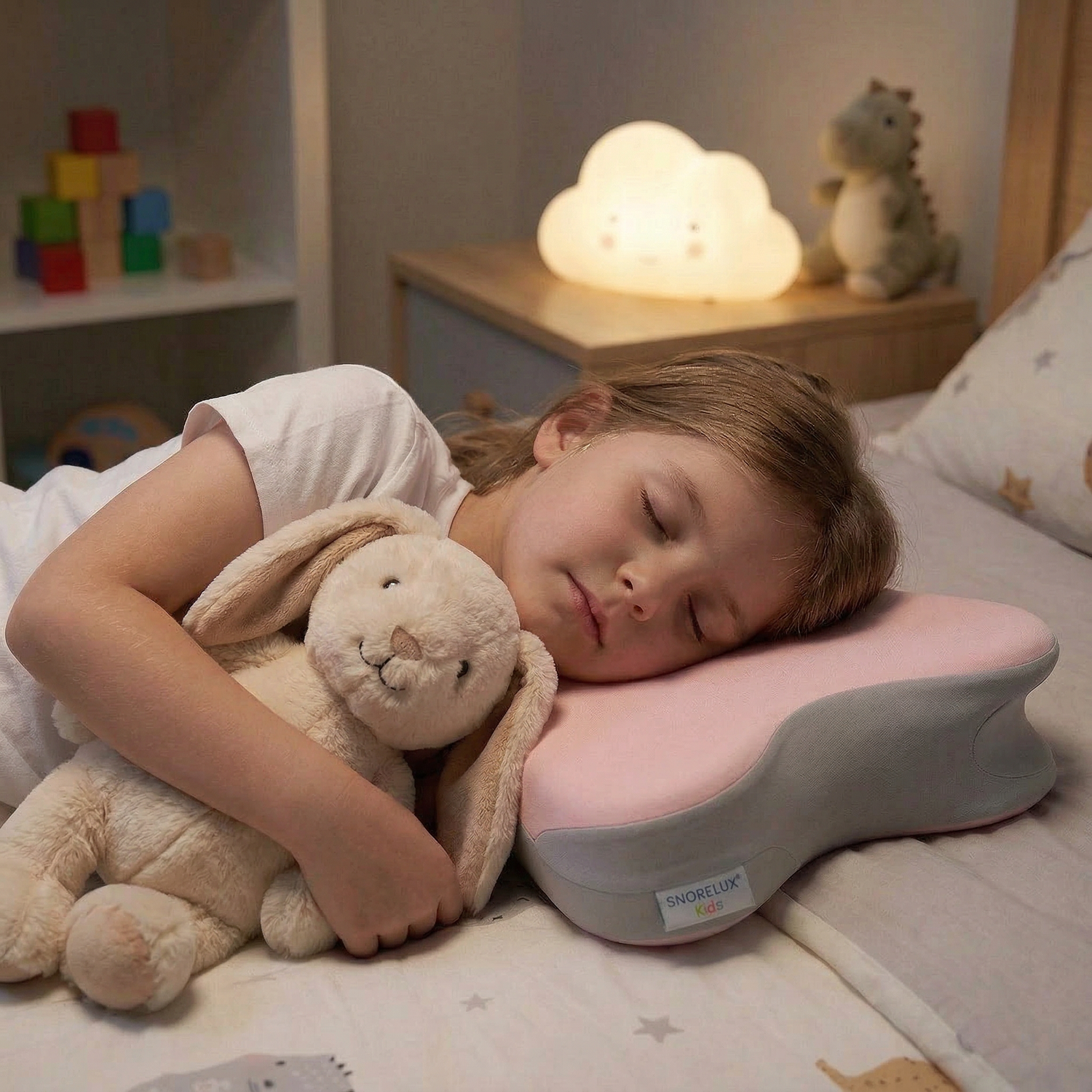 Kids Anti-Snore Pillow - Girls