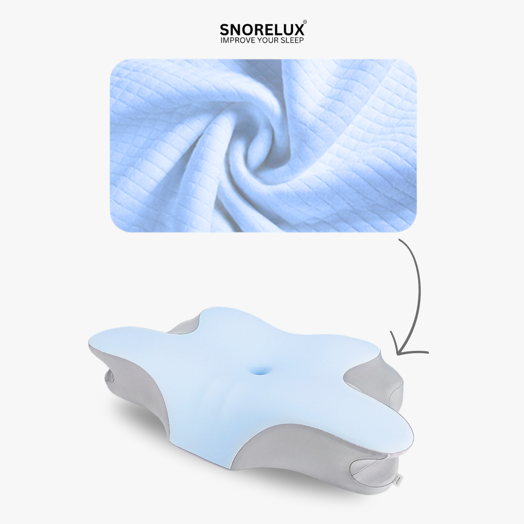 Pillow Case Kids Anti-Snore Pillow - Blue